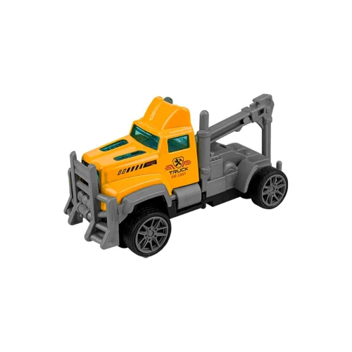 Carrinho de metal a fricção Truck Work com 4 peças Balul