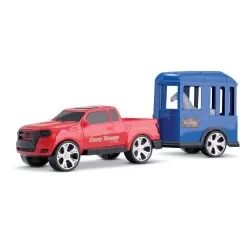 Carro Pick-up com carretinha + cavalo Fury Horse Ride Orange toys