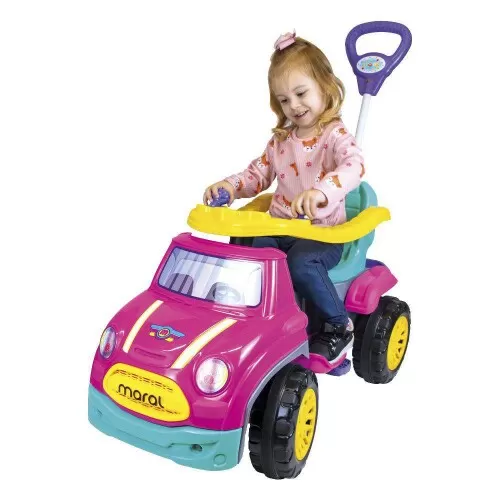 Carro Sport rosa infantil 2x1 Maral