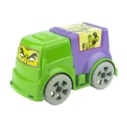 Carro baby Defensor herói forte verde 17cm Ggbplast