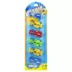 Carro de fórmula 1 6cm com 06 peças sortidas Folia Imports