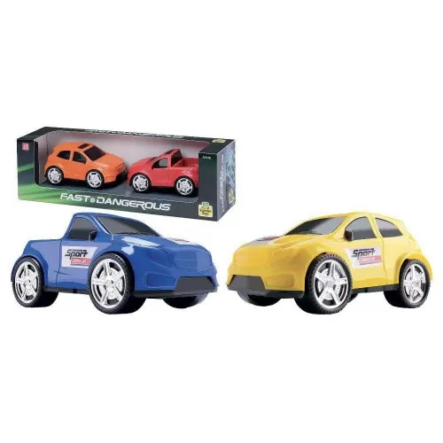 Carro plástico Fast e Dangerous com 02 unidades Samba Toys