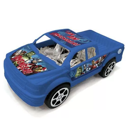 Carro plástico a fricção pick-up Avengers 18cm Etitoys