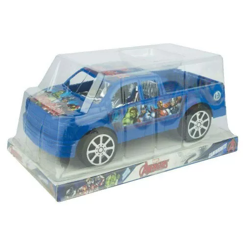 Carro plástico a fricção pick-up Avengers 18cm Etitoys