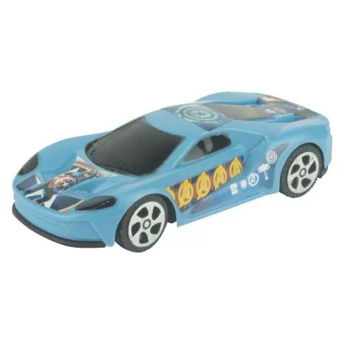 Carro plástico corrida Avengers 11cm Etitoys