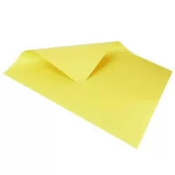 Cartolina dupla face amarelo 48x66cm blister