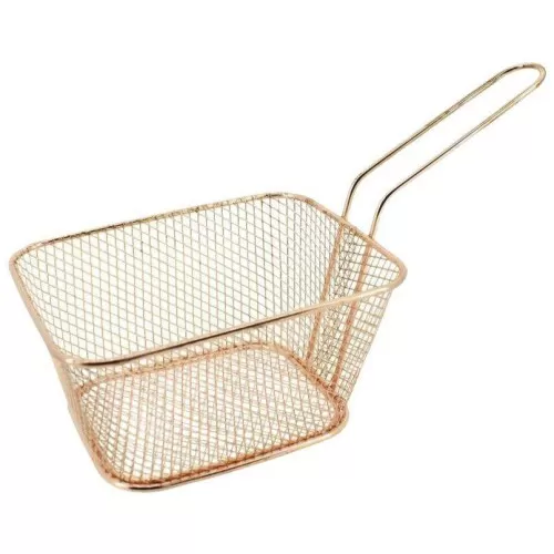 Cesto de metal para fritura 14cm rose gold Abbmix