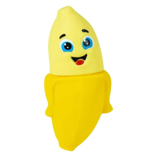 Chocalho mordedor bebê banana Vila Toy