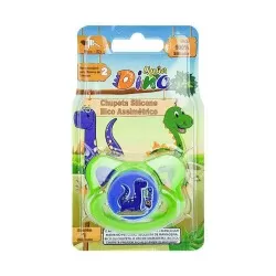 Chupeta de silicone chata Cefisa dinossauro +6 meses Cefisa