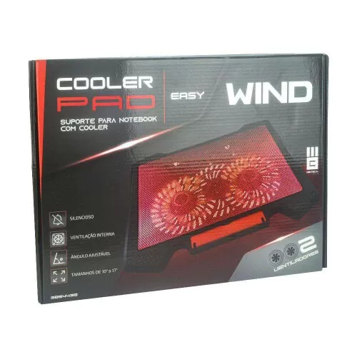 Cooler para notebook suporte de metal 17