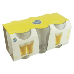 Copo de vidro boteco para cerveja 200ml 06 unidades nadir