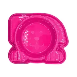 Comedouro dog face anti-formiga rosa Pet Injet