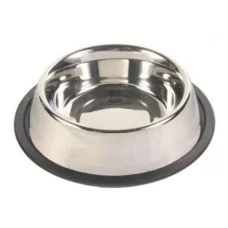 Comedouro inox para cão 200ml 15cm Fenima