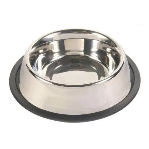 Comedouro inox para cão 200ml 15cm Fenima