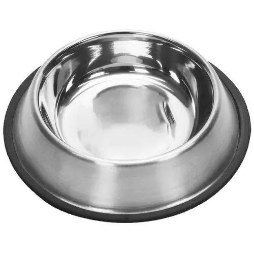 Comedouro inox para cão 500ml 21cm Rio Tijucas