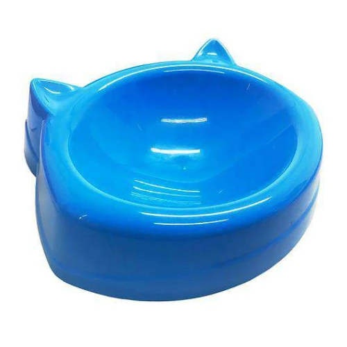 Comedouro plástico para gato 190ml 15x11cm Pet Fish