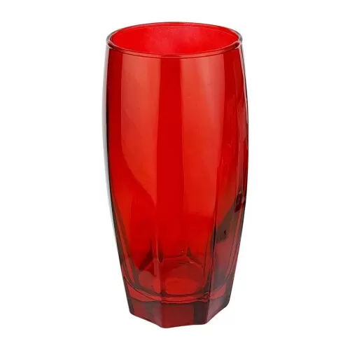 Copo de vidro Verres vermelho 365ml 06 unidades Wellmix