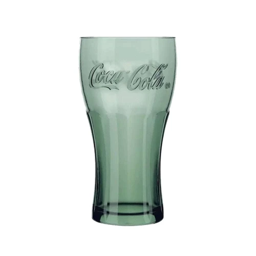 Copo de vidro coca cola verde 470ml contour Nadir