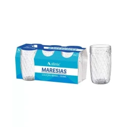 Copo de vidro maresias 330ml 06 unidades allmix