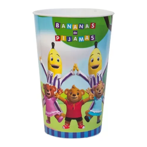 Copo plástico infantil 750ml bananas de pijamas pkz