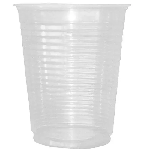 Copo plástico transparente 500ml com 50 unidades Cristalcopo