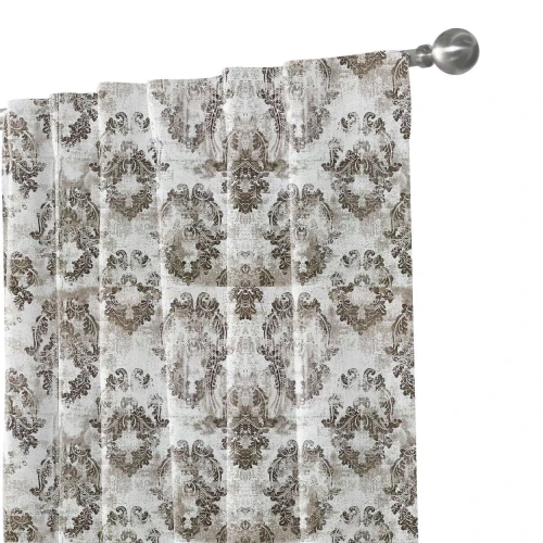 Cortina blackout estampada para varão 280x150cm