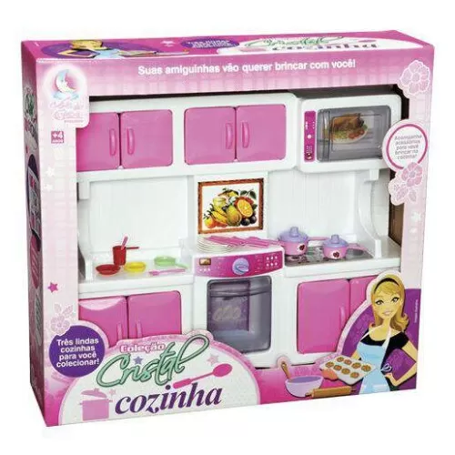 Cozinha Cristal com acessórios 45cm Lua de Cristal