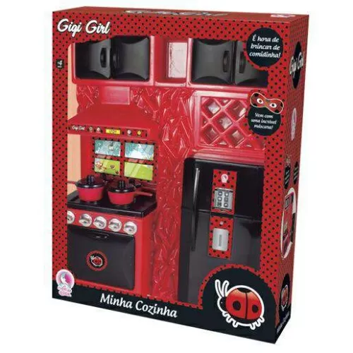 Cozinha Gigi Girl com acessórios + máscara 45cm Lua de Cristal