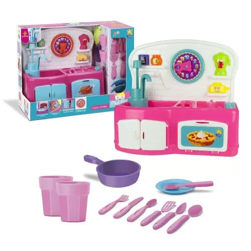 Cozinha divertida My Little com acessórios Diver Toys