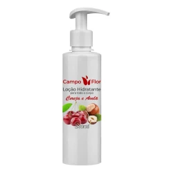 Creme hidratante para corpo cereja e avelã 240ml Campo E Flor