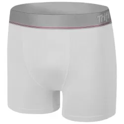 Cueca Boxer algodão média branca Trifil