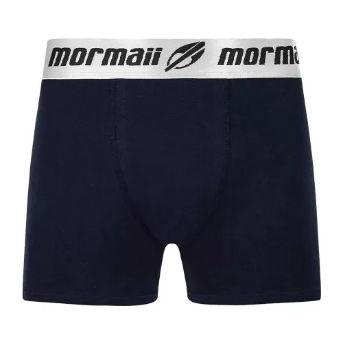 Cueca boxer algodão grande marinho Mormaii