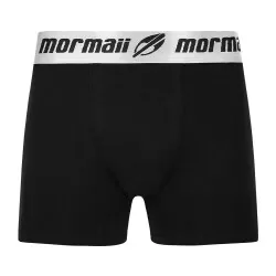 Cueca boxer algodão extra grande preta Mormaii