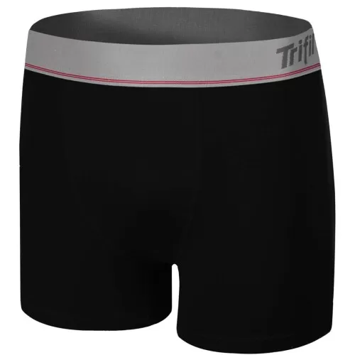 Cueca boxer algodão tamanho G preta Trifil