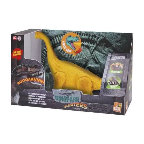 Dinossauro Dinopark Hunters Braquiossauro Bee Toys