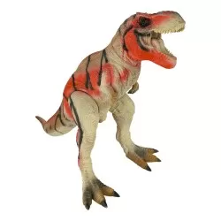 Dinossauro T rex articulado de vinil 38cm