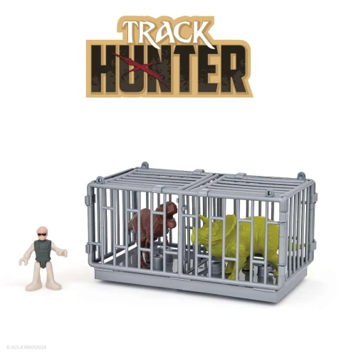 Dinossauro Track Hunter T-Rex com acessórios Adijomar