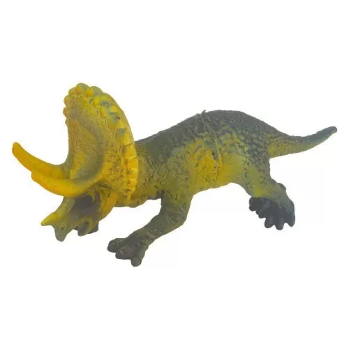 Dinossauro de borracha Triceratops 15cm Db Play