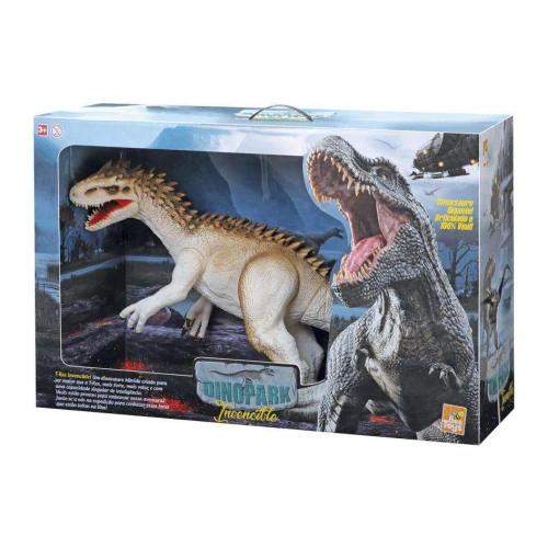 Dinossauro dinopark T-Rex invencible gigante Bee Toys