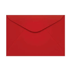 Envelope colorido 114x162mm vermelho com 100 unidades Scrity