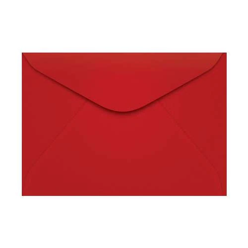 Envelope colorido 114x162mm vermelho com 100 unidades Scrity