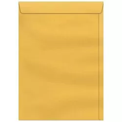 Envelope saco ouro 31x41cm 80g/m² Scrity