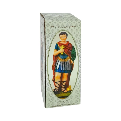 Enfeite de resina Santo Expedito 16,5cm Imporiente