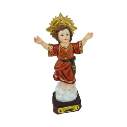 Enfeite de resina Santo Menino Jesus 16cm Imporiente