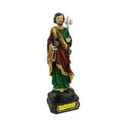 Enfeite de resina Santo São Judas Tadeu 16cm Imporiente