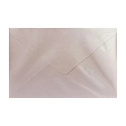 Envelope perolizado 160x235mm rosa claro 10 unidades