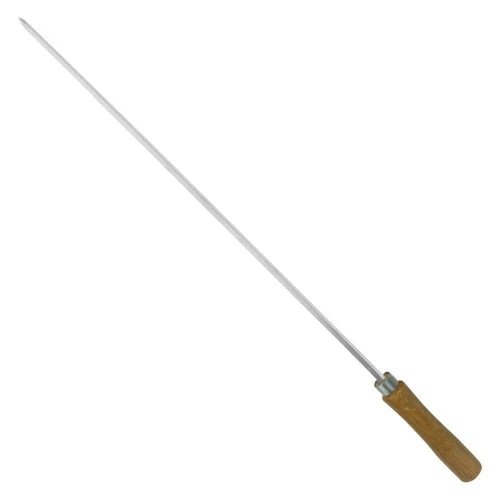 Espeto para churrasco simples de alumínio 85cm Madefer