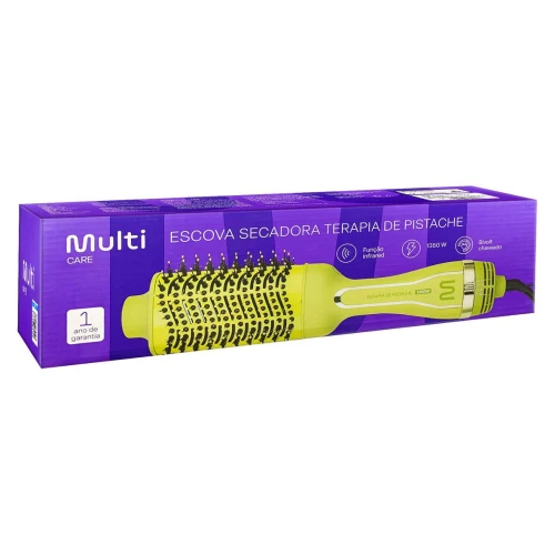 Escova elétrica secadora 1350w pistache bivolt Multilaser