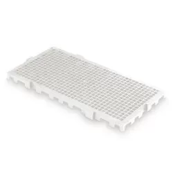 Estrado plástico vazado branco 50x25x3,0cm Arqplast