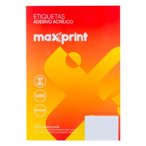 Etiqueta para ink-jet (A4-CD25)com 02 etiquetas Maxprint